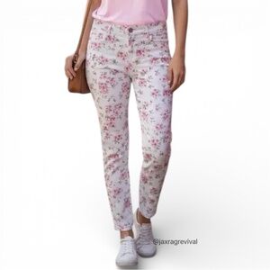 PJK Patterson J. Kincaid Sateen Floral Pants Size Medium